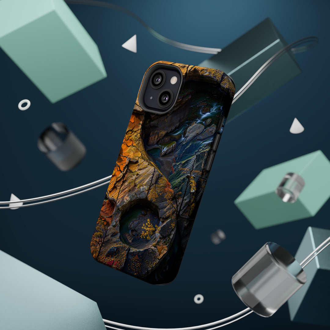 Autumn Geometric Contrast - MagSafe Tough Case