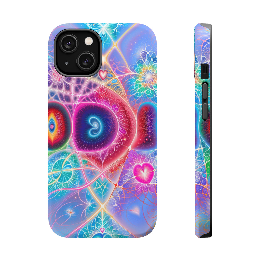 Vibrant Fractal Blossoms - MagSafe Tough Case