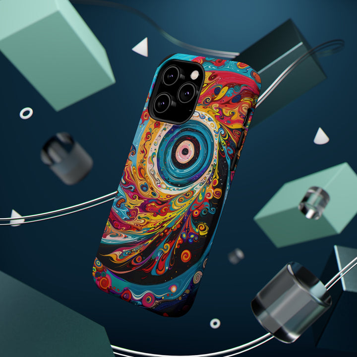 Vibrant Cosmic Swirl - MagSafe Tough Case