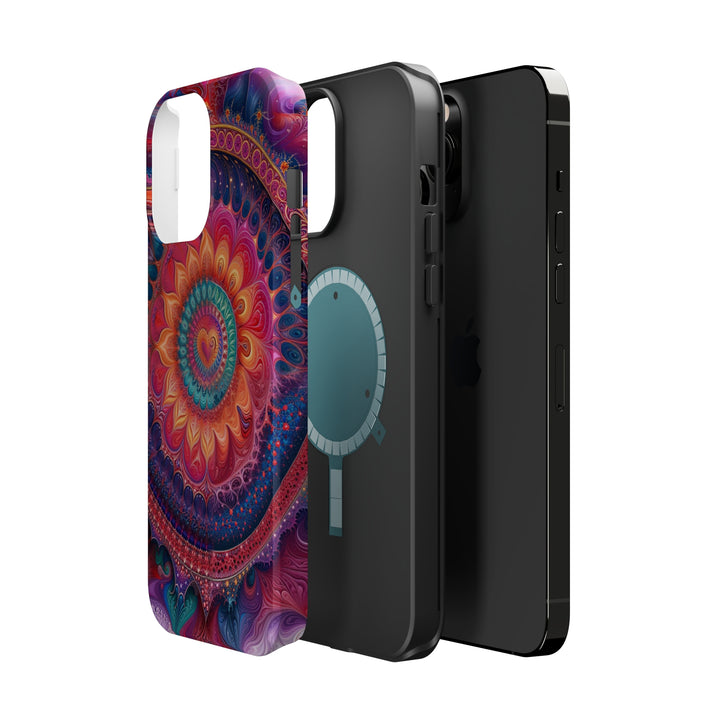 Vibrant Spiral Mandala - MagSafe Tough Case