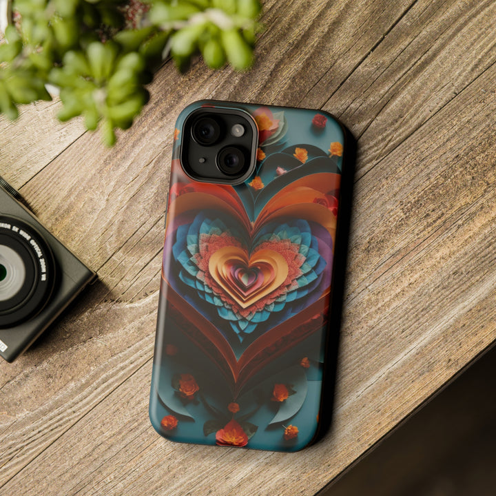 Blooming Heart Layers - MagSafe Tough Case