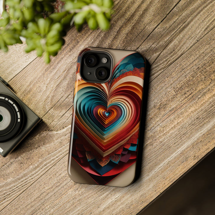 Vibrant Paper Heart - MagSafe Tough Case