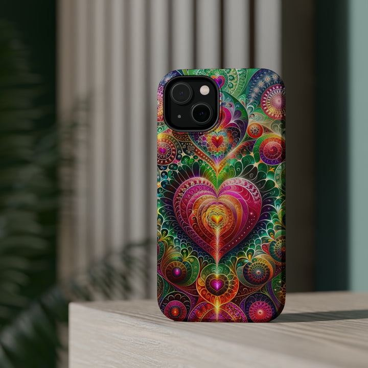 Kaleidoscopic Heart Symphony - MagSafe Tough Case