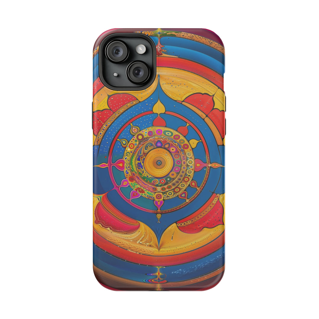 Vibrant Cosmic Spiral - MagSafe Tough Case