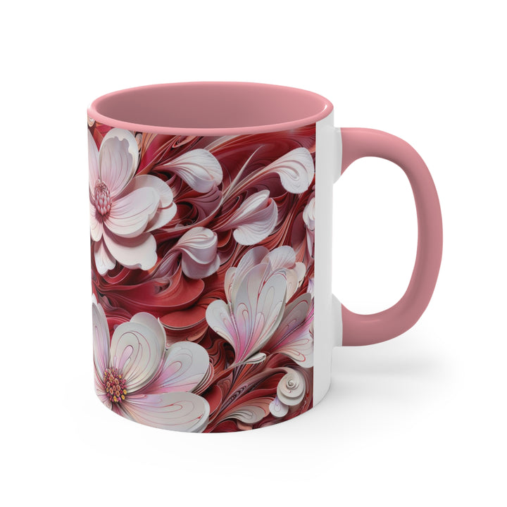 Swirling Floral Abundance - Accent Coffee Mug