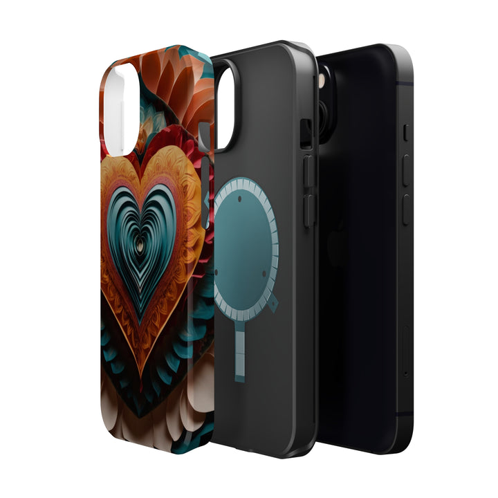 Layered Heart Artwork - MagSafe Tough Case