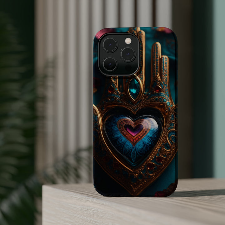 Mystical Heart Hamsa - MagSafe Tough Case