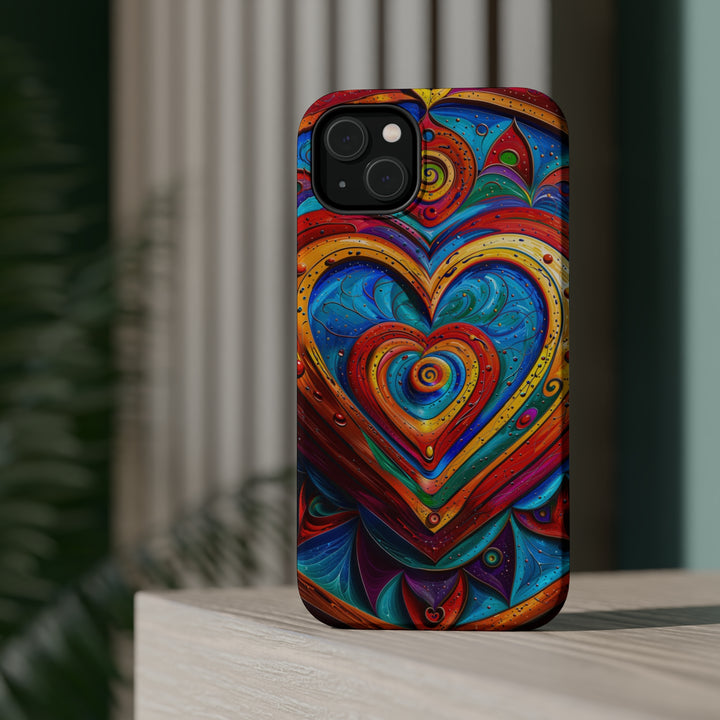 Vibrant Love Spiral - MagSafe Tough Case