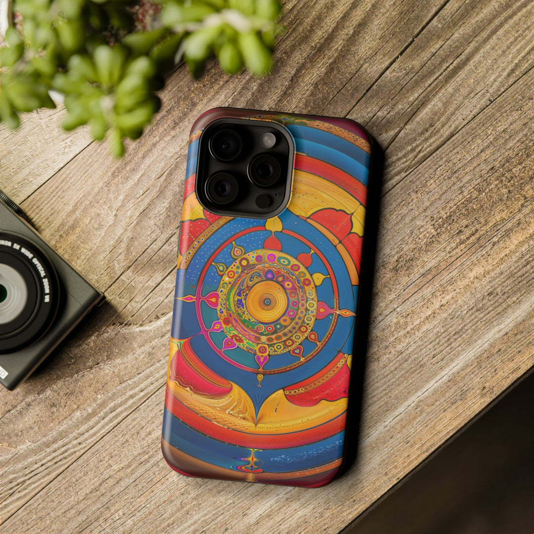 Vibrant Cosmic Spiral - MagSafe Tough Case