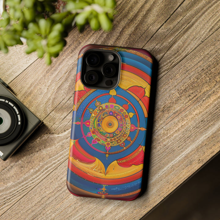 Vibrant Cosmic Spiral - MagSafe Tough Case