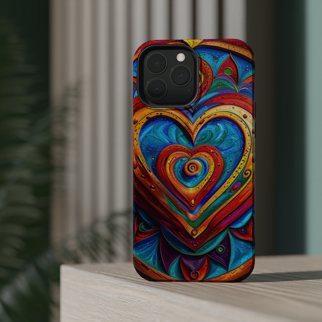 Vibrant Love Spiral - MagSafe Tough Case