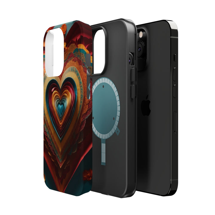 Infinite Layered Hearts - MagSafe Tough Case