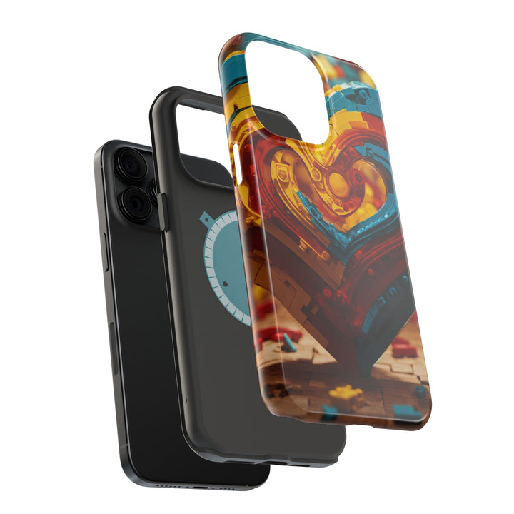 Colorful Heart Construction - MagSafe Tough Case