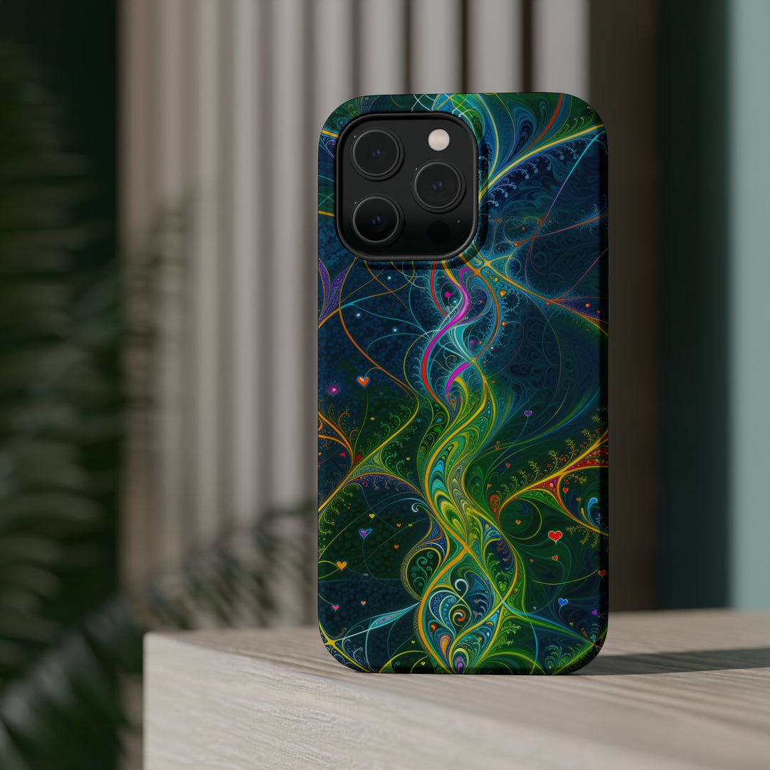 Vibrant Ethereal Swirls - MagSafe Tough Case