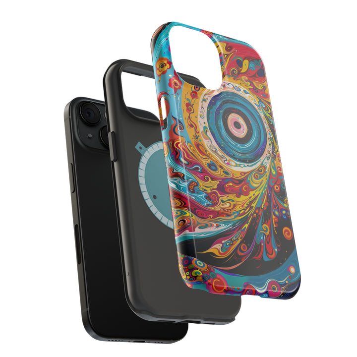 Vibrant Cosmic Swirl - MagSafe Tough Case