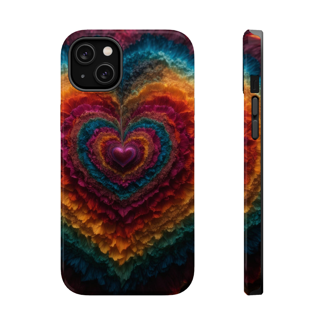 Vibrant Heart Layers - MagSafe Tough Case