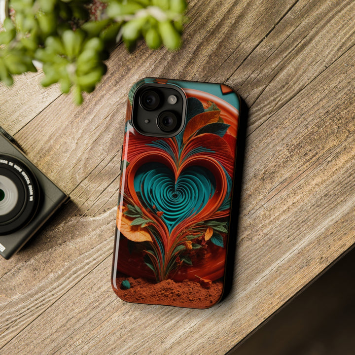 Vibrant Spiral Foliage - MagSafe Tough Case