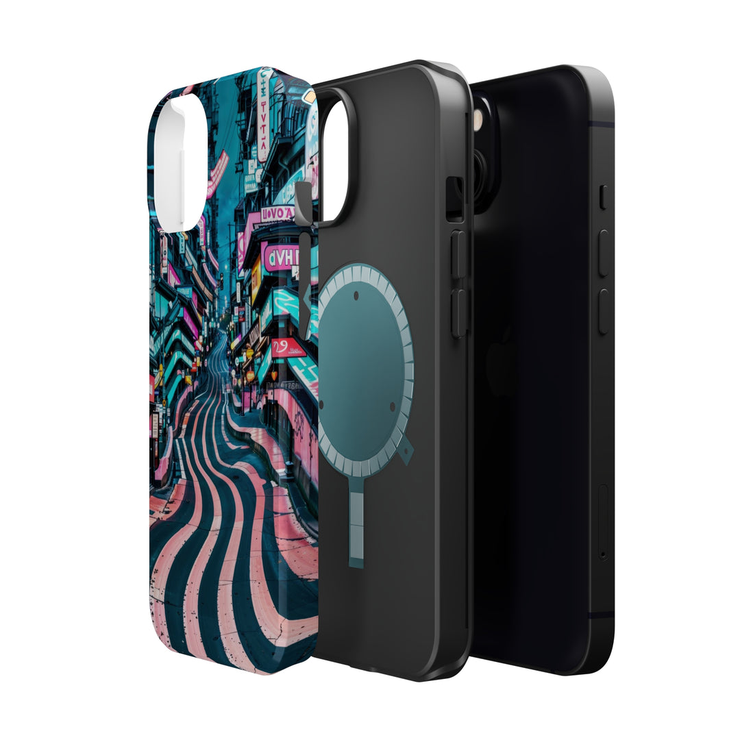 Vibrant Urban Waves - MagSafe Tough Case