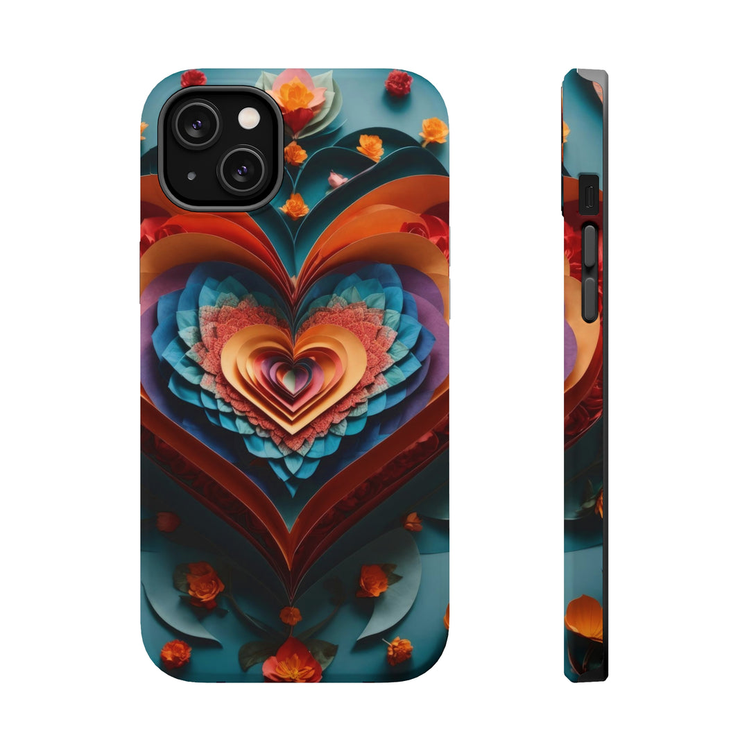 Blooming Heart Layers - MagSafe Tough Case