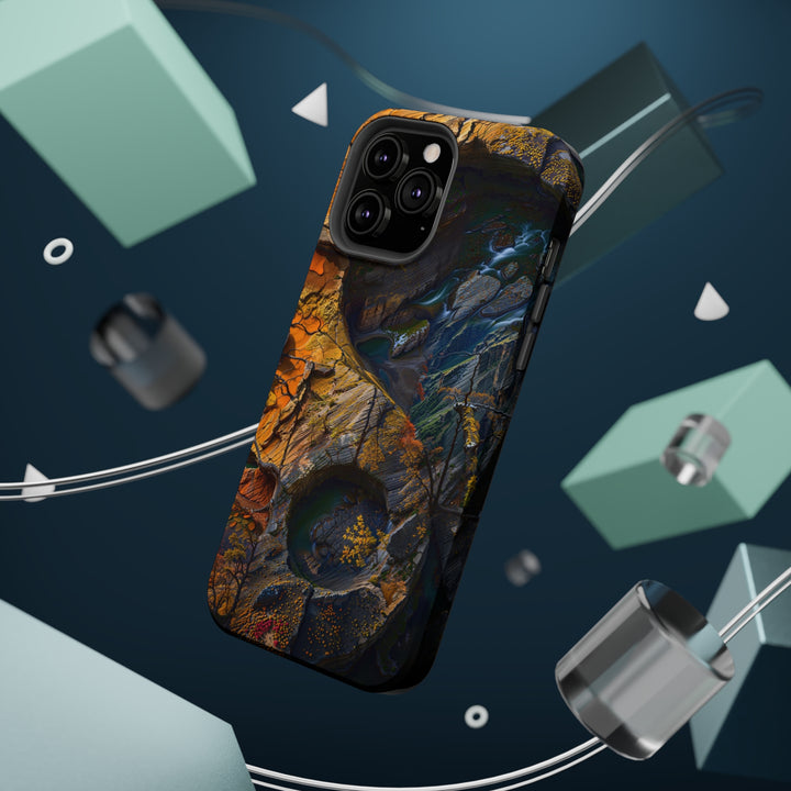 Autumn Geometric Contrast - MagSafe Tough Case