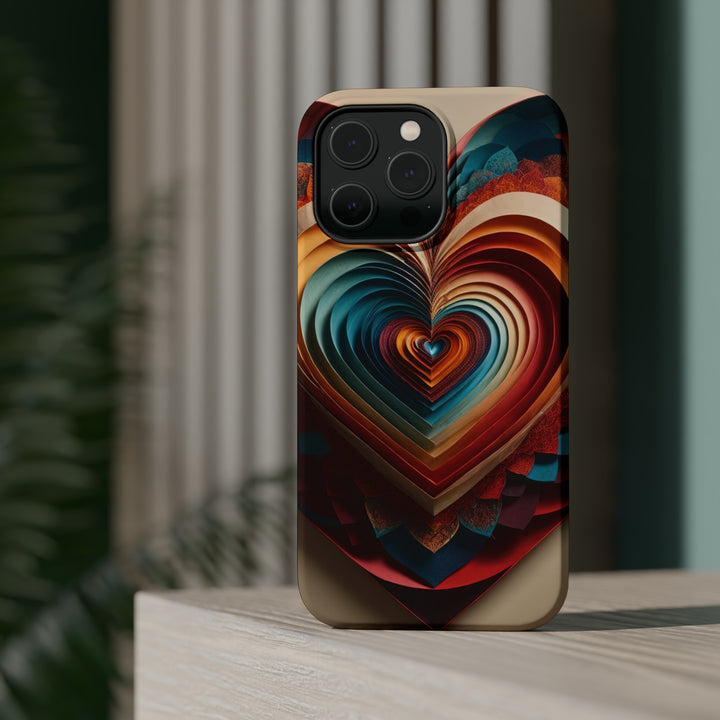 Vibrant Paper Heart - MagSafe Tough Case