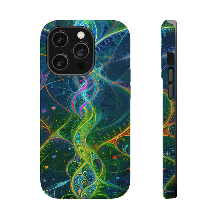 Vibrant Ethereal Swirls - MagSafe Tough Case