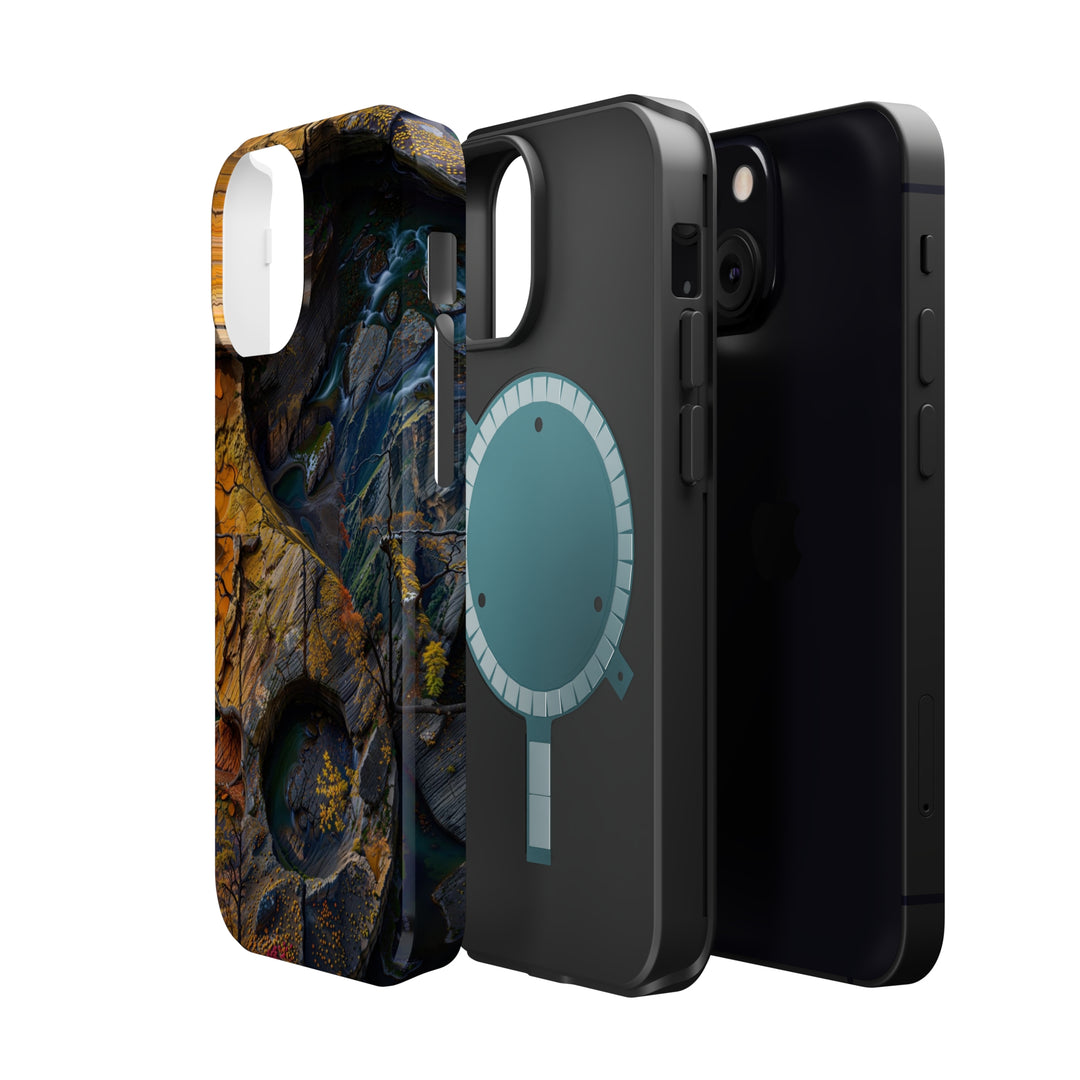 Autumn Geometric Contrast - MagSafe Tough Case