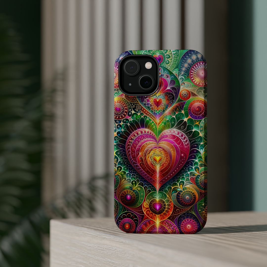 Kaleidoscopic Heart Symphony - MagSafe Tough Case