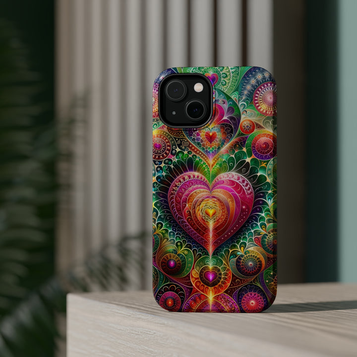 Kaleidoscopic Heart Symphony - MagSafe Tough Case