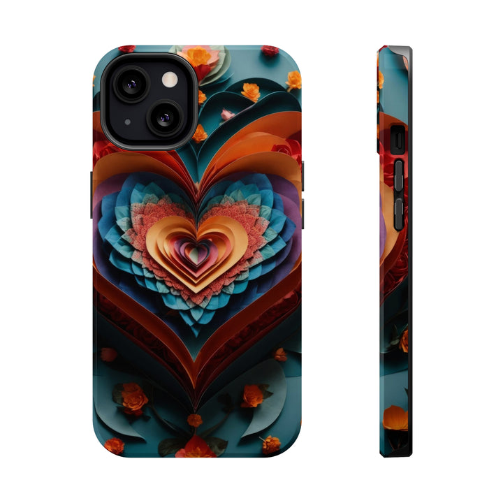 Blooming Heart Layers - MagSafe Tough Case