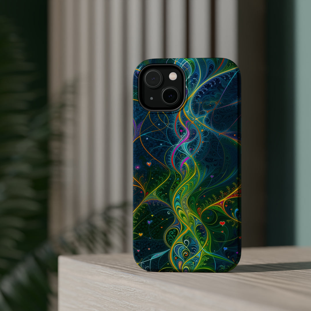 Vibrant Ethereal Swirls - MagSafe Tough Case