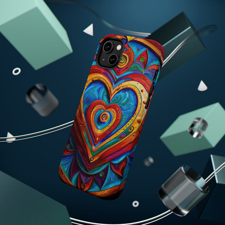 Vibrant Love Spiral - MagSafe Tough Case