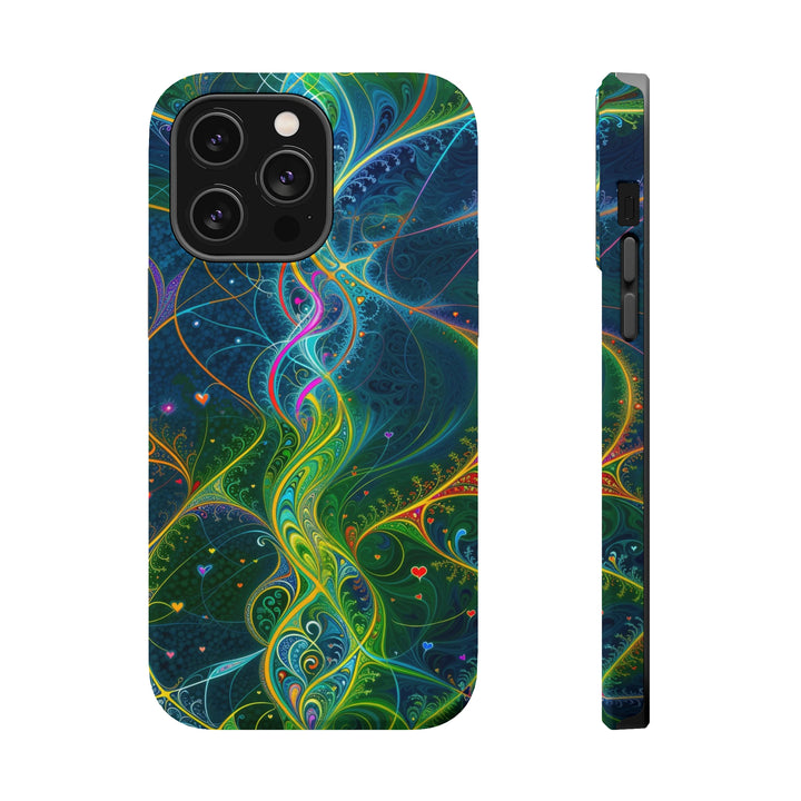 Vibrant Ethereal Swirls - MagSafe Tough Case