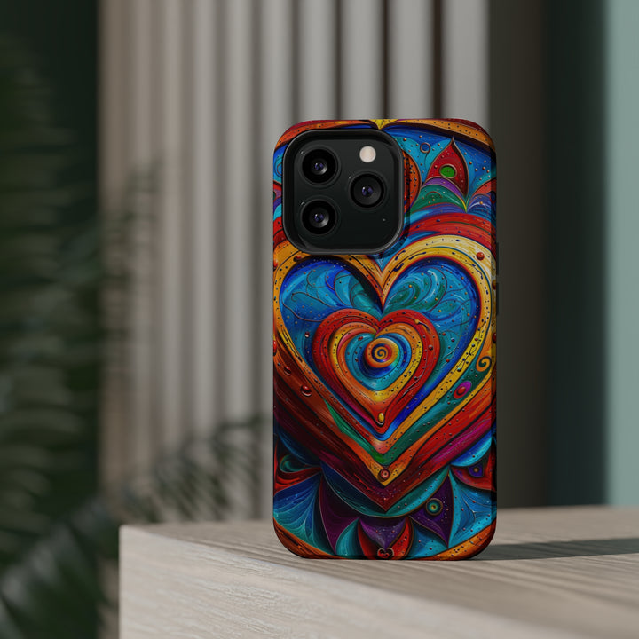 Vibrant Love Spiral - MagSafe Tough Case