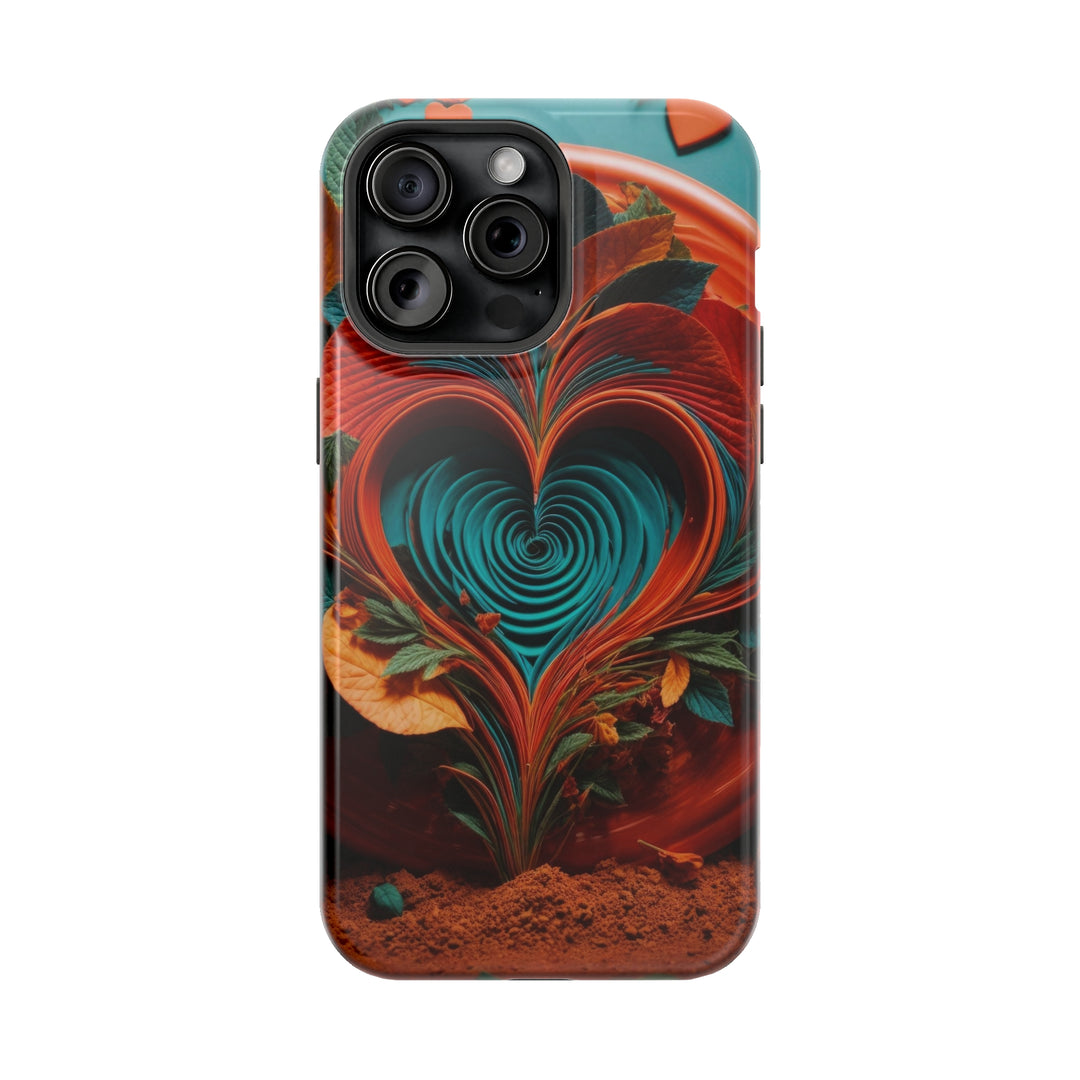 Vibrant Spiral Foliage - MagSafe Tough Case