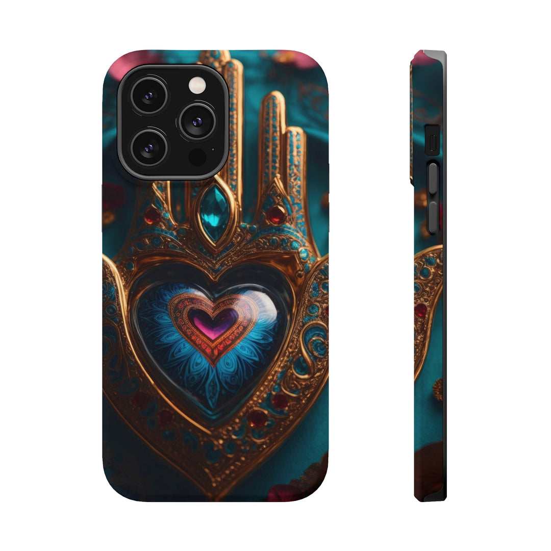 Mystical Heart Hamsa - MagSafe Tough Case