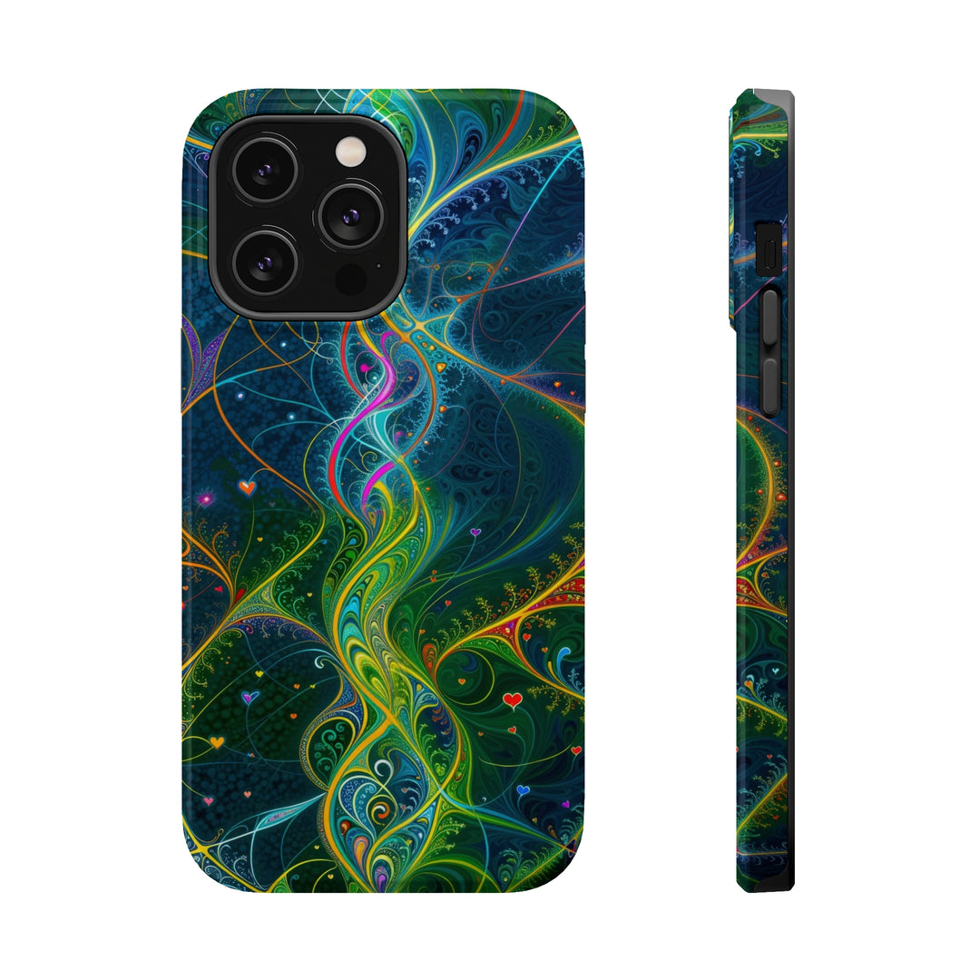 Vibrant Ethereal Swirls - MagSafe Tough Case