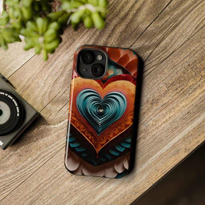 Layered Heart Artwork - MagSafe Tough Case