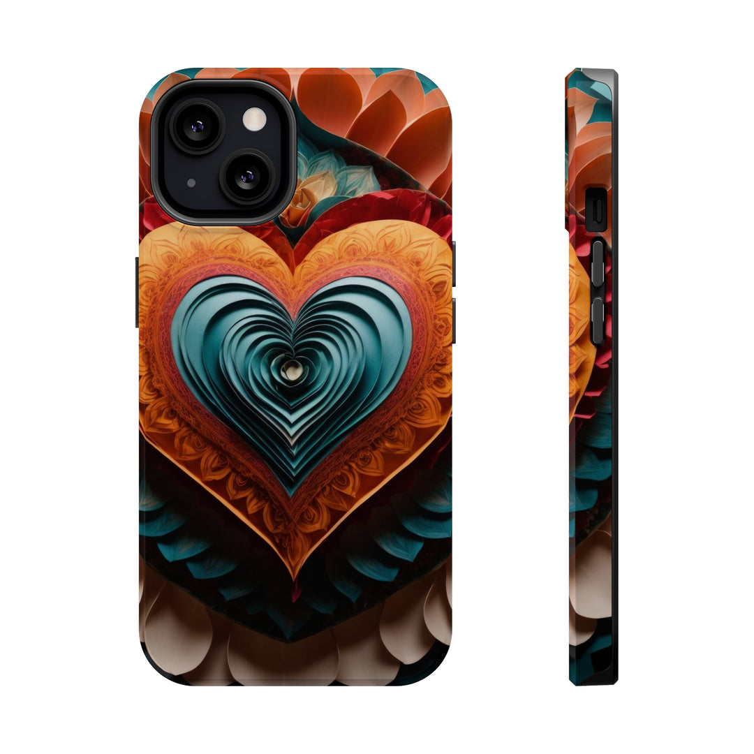 Layered Heart Artwork - MagSafe Tough Case