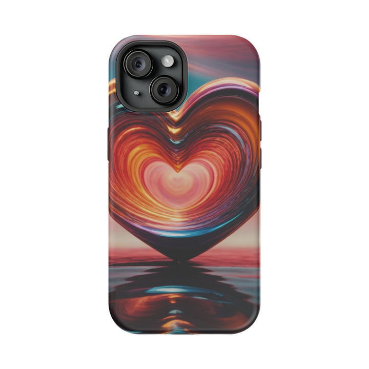 Vibrant Swirling Heart - MagSafe Tough Case