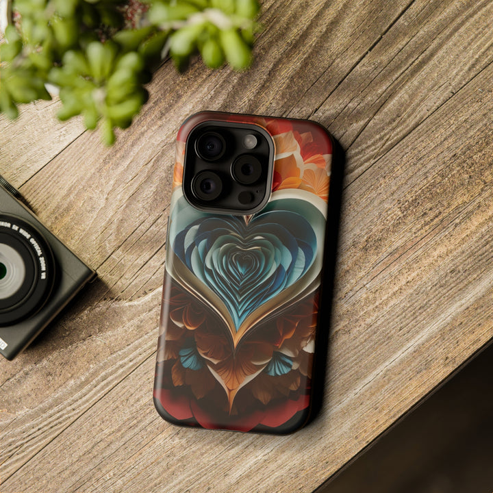 Blooming Heart Layers - MagSafe Tough Case