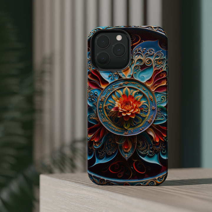 Intricate Floral Mandala - MagSafe Tough Case