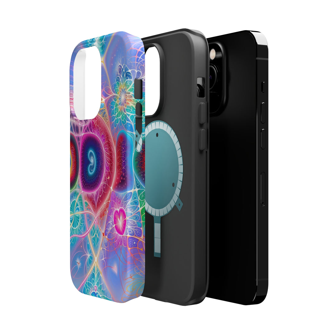 Vibrant Fractal Blossoms - MagSafe Tough Case