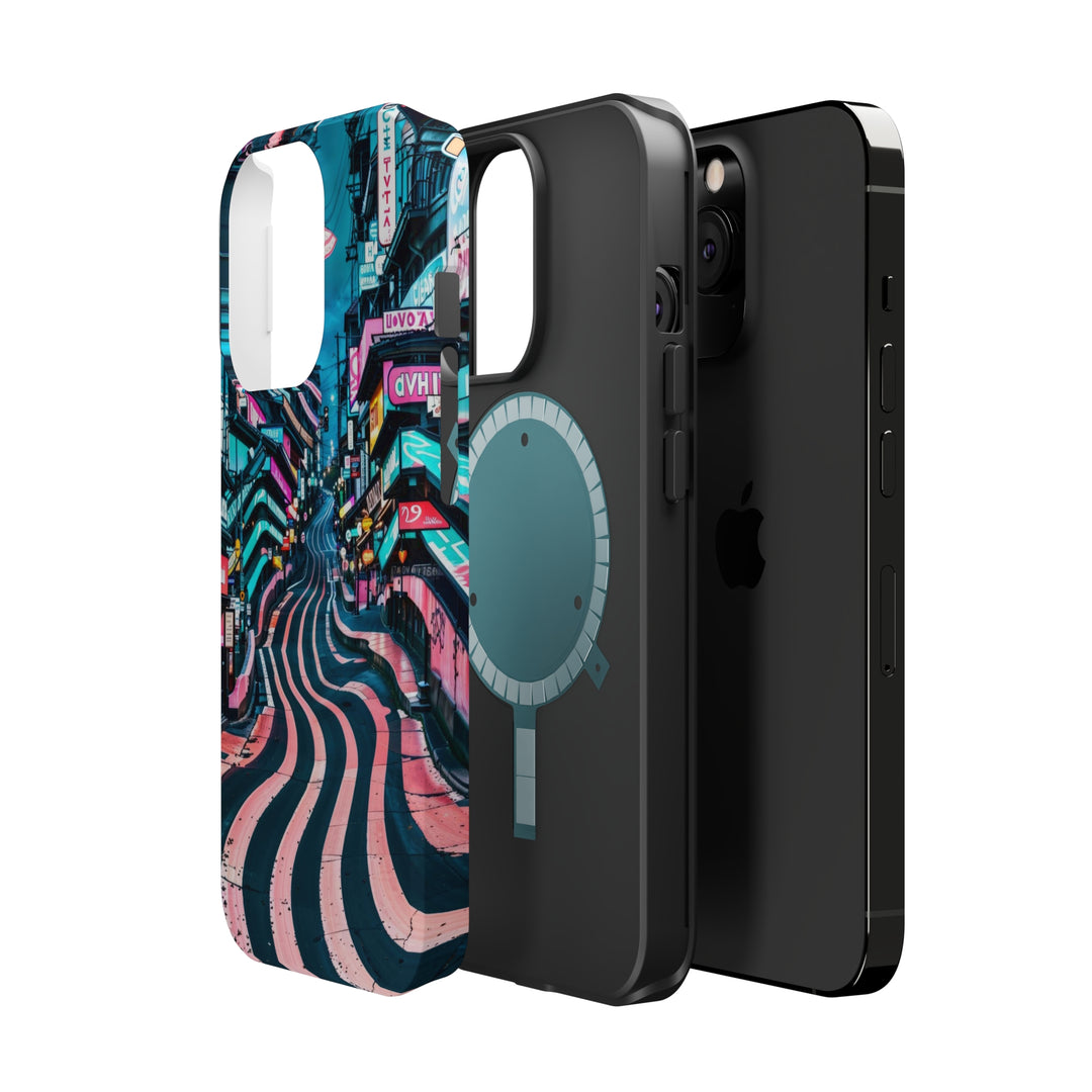 Vibrant Urban Waves - MagSafe Tough Case