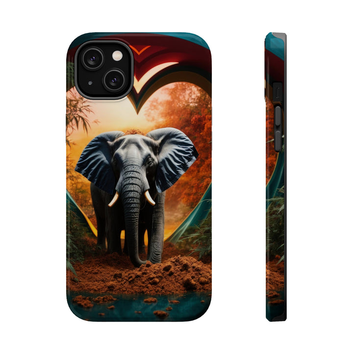 Heart Portal Elephant - MagSafe Tough Case