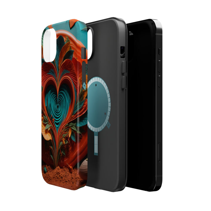 Vibrant Spiral Foliage - MagSafe Tough Case