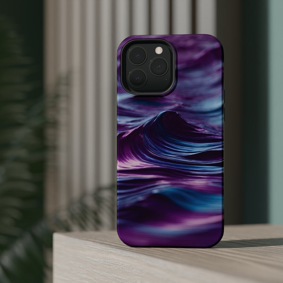 Purple Ocean Waves - MagSafe Tough Case