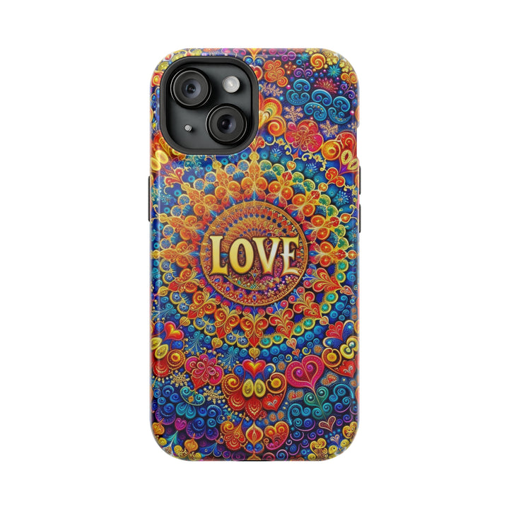 Vibrant Love Mandala - MagSafe Tough Case