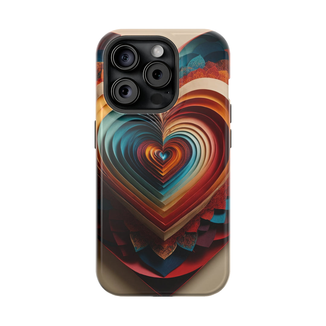 Vibrant Paper Heart - MagSafe Tough Case