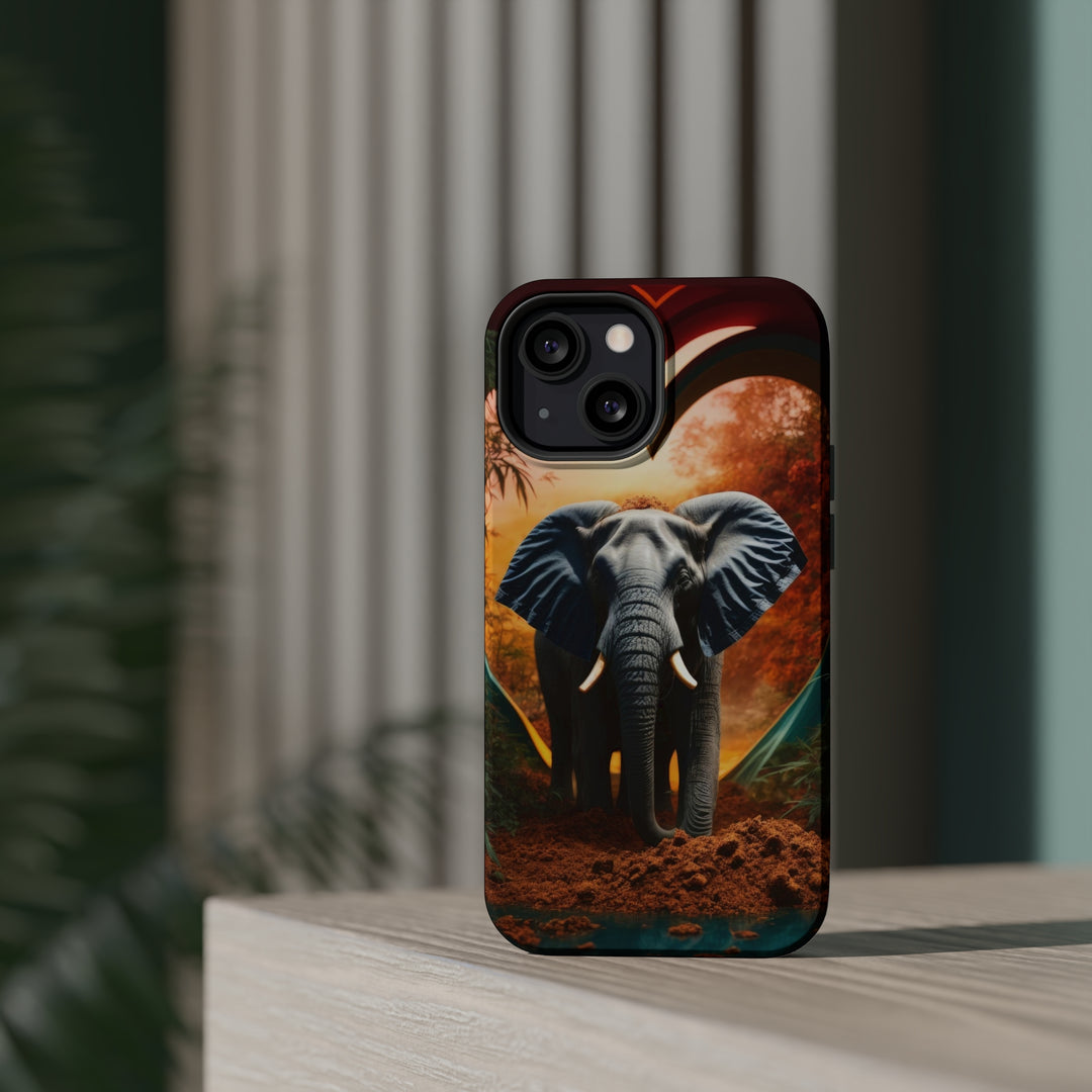 Heart Portal Elephant - MagSafe Tough Case